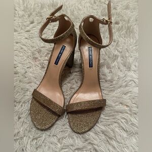 Stuart Weitzman Gold Women's Heels size 8.5